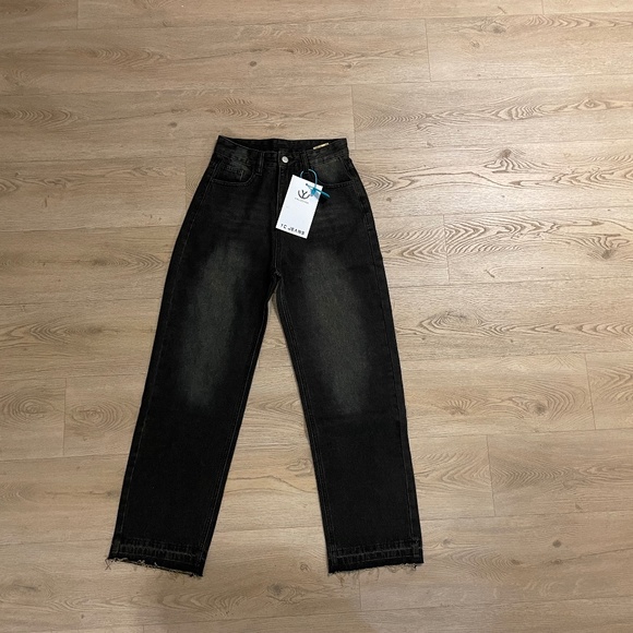 YC Jeans Washed Black Jeans - Picture 1 of 3